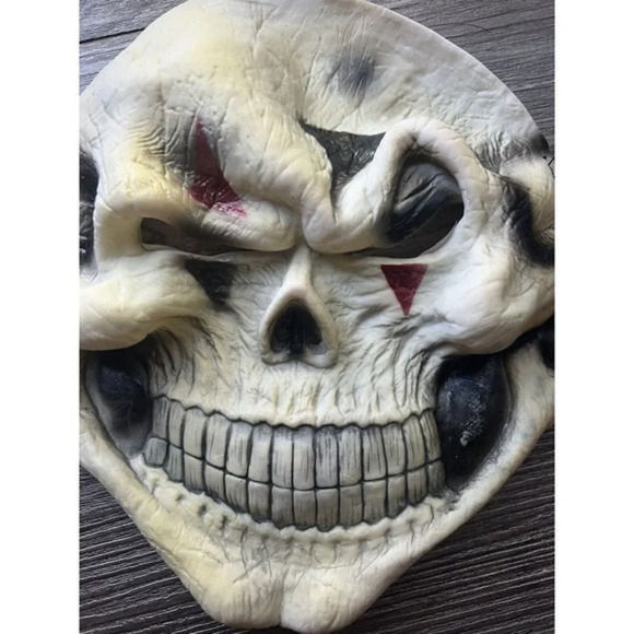 Vintage Skull Skeleton Mask Halloween - Picture 2 of 3